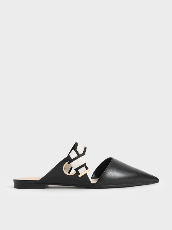 charles and keith black flats