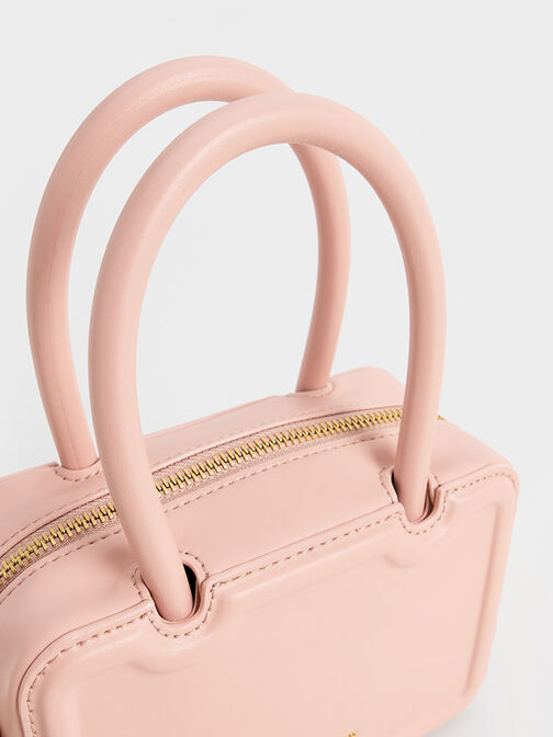 Perline Elongated Tote Bag, Pink, hi-res