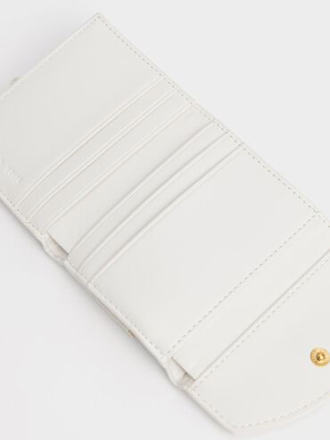 Este Belted Small Wallet, White, hi-res