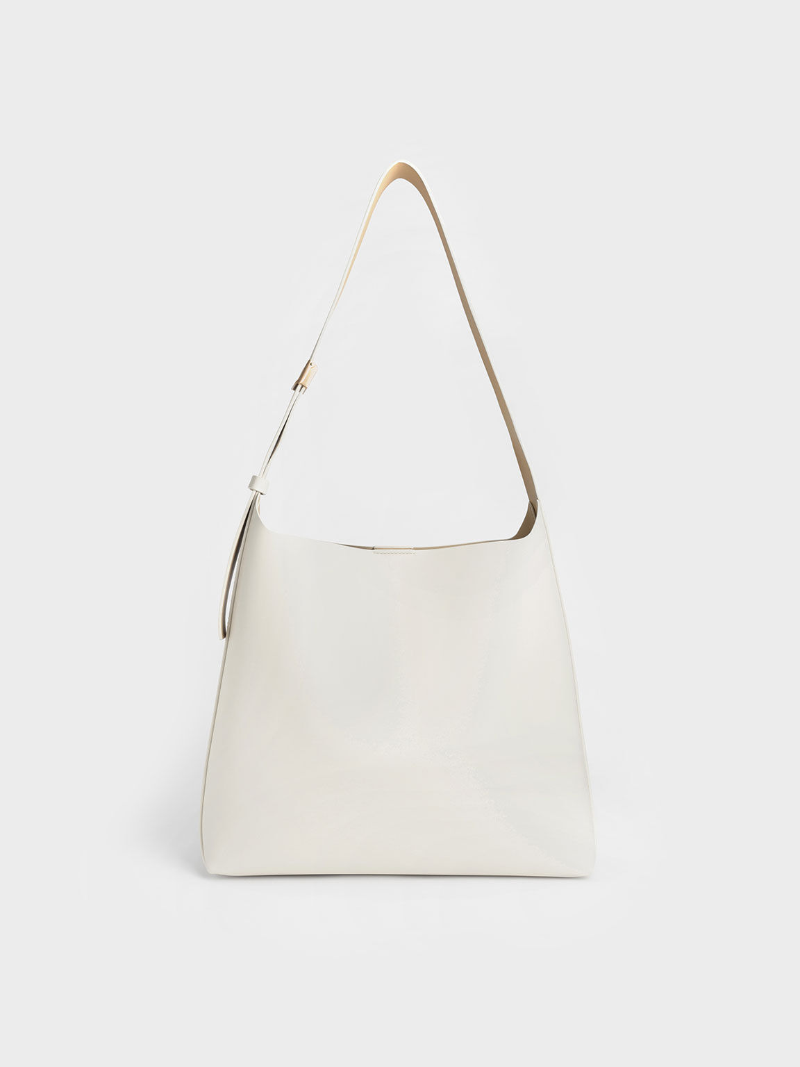 Edna Large Hobo Bag, Cream, hi-res