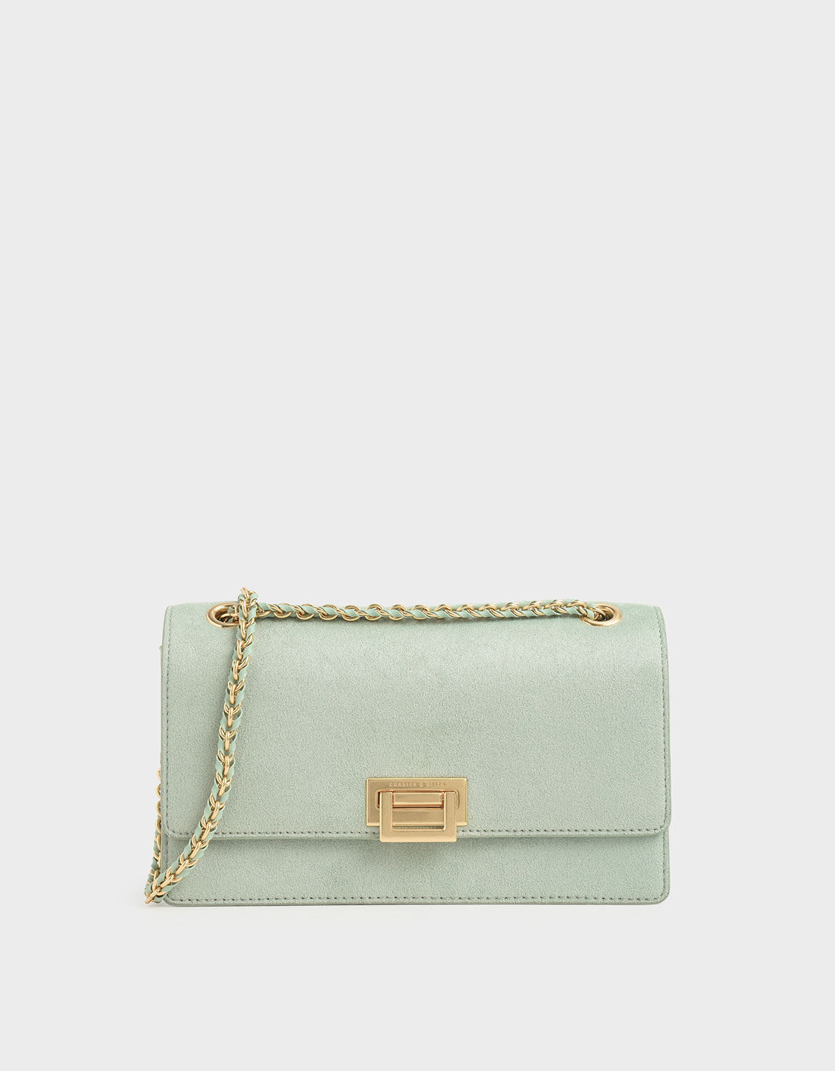 Textured chain handle bag outlet
