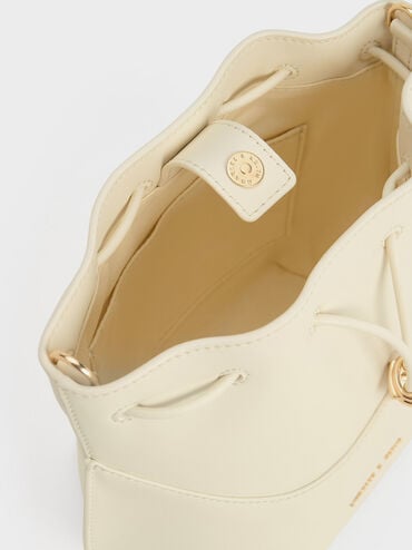 Cassiopeia Bucket Bag, Cream, hi-res