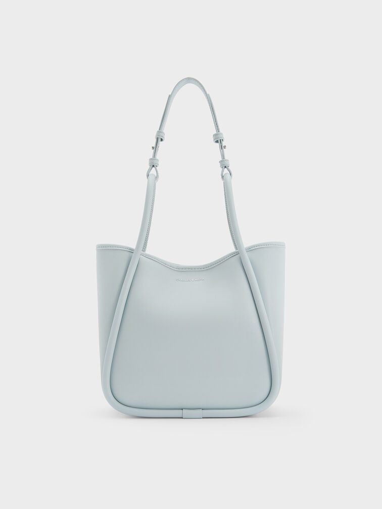 Mini Lyla Tubular Tote Bag, Sea Salt Blue, hi-res