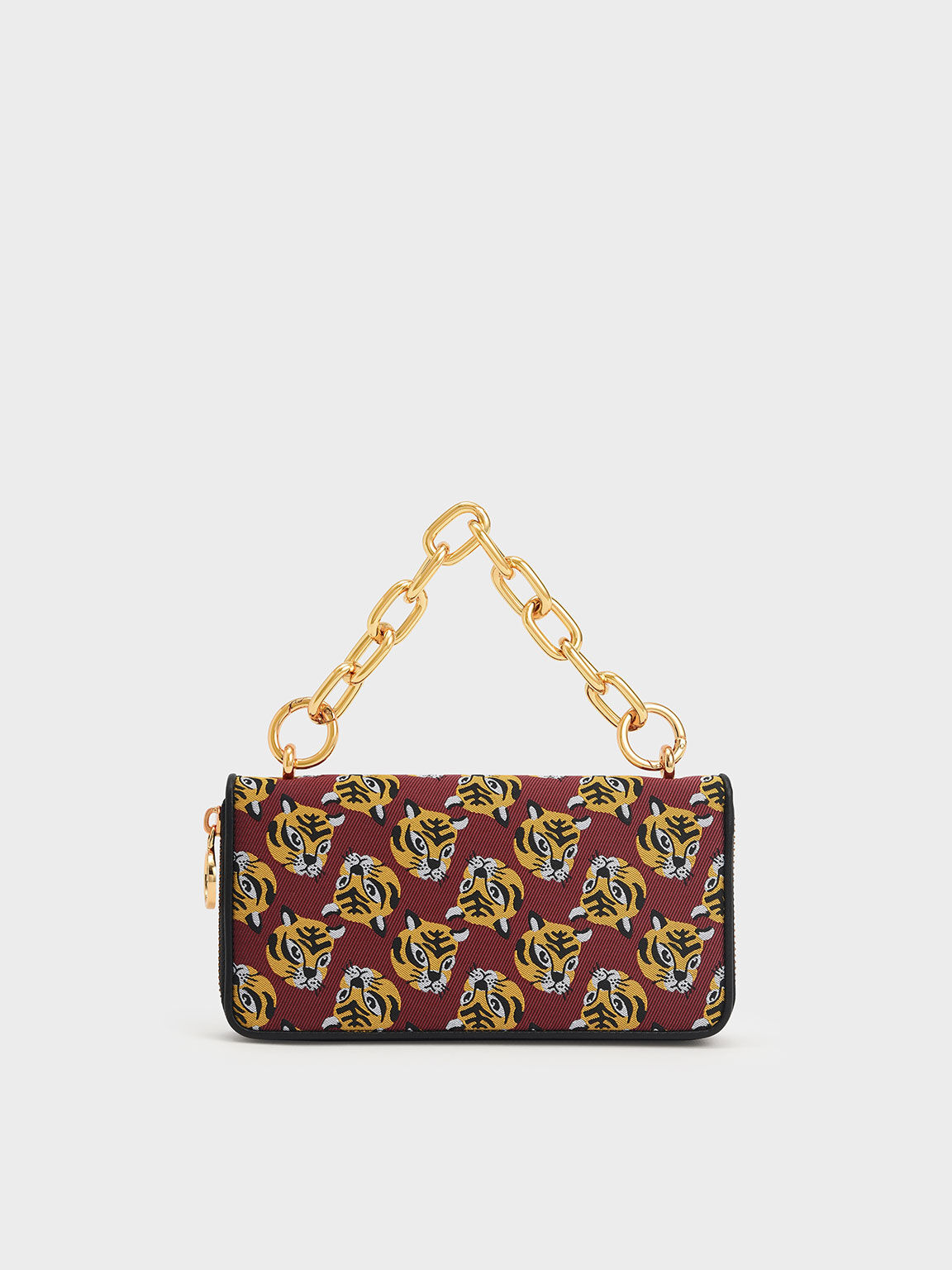 charles and keith red wallet