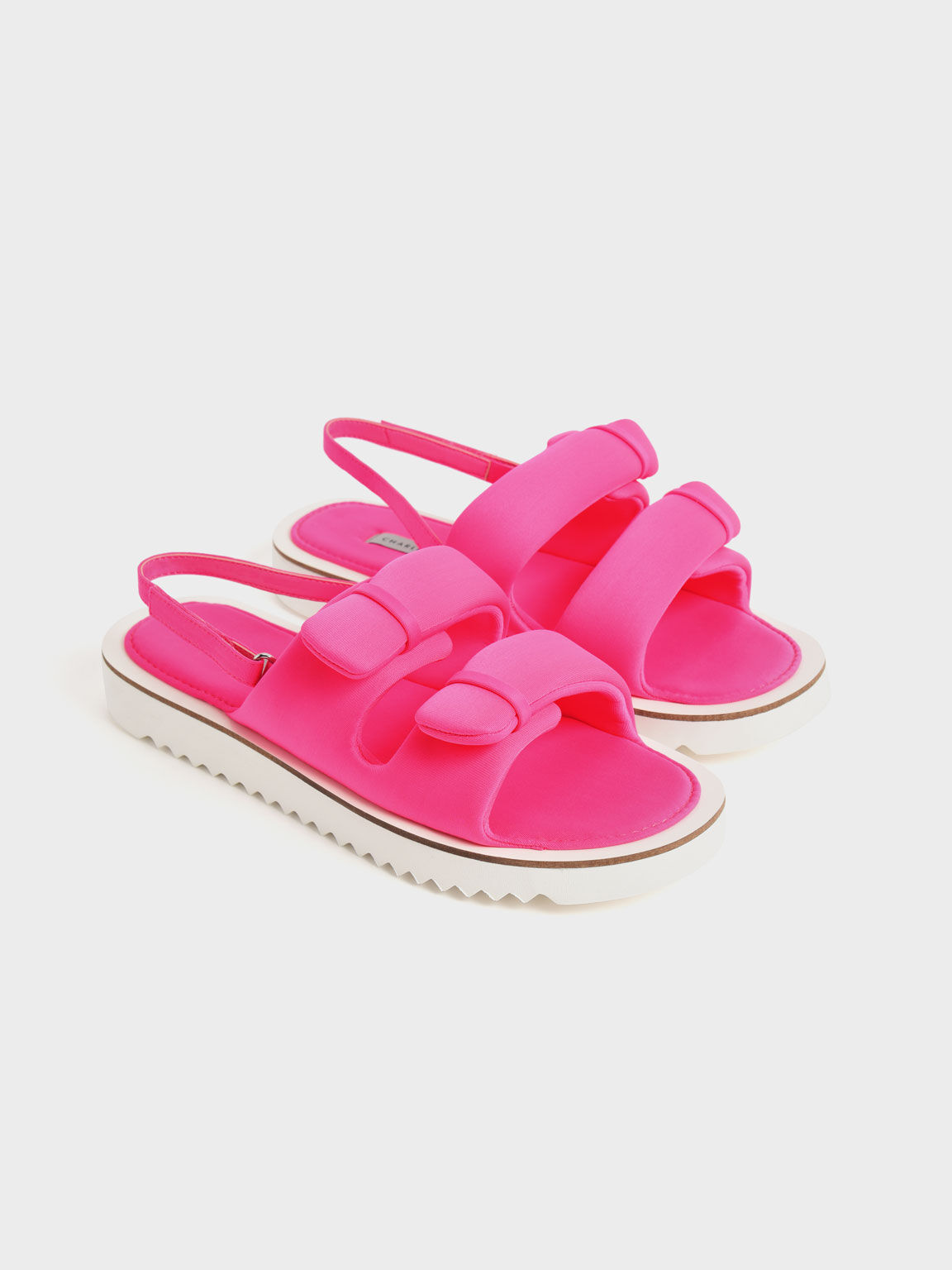 Recycled Polyester Sports Sandals, Fuchsia, hi-res