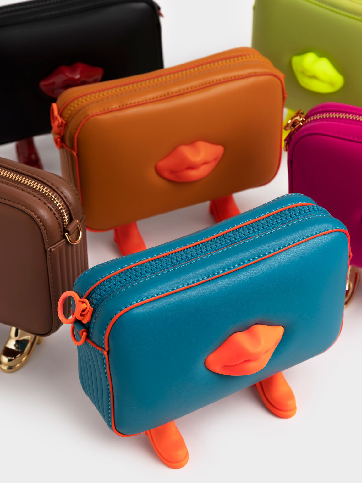 Fuchsia Calliope Crossbody Bag - CHARLES & KEITH International
