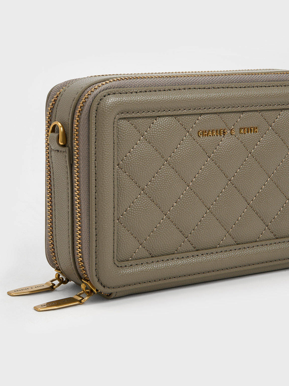 Charles and keith elongated pouch wallet store
