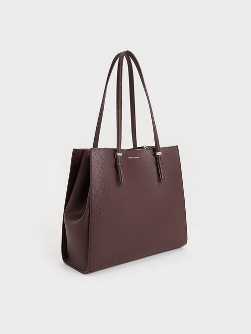 Bolso tote Sansa, Plum, hi-res