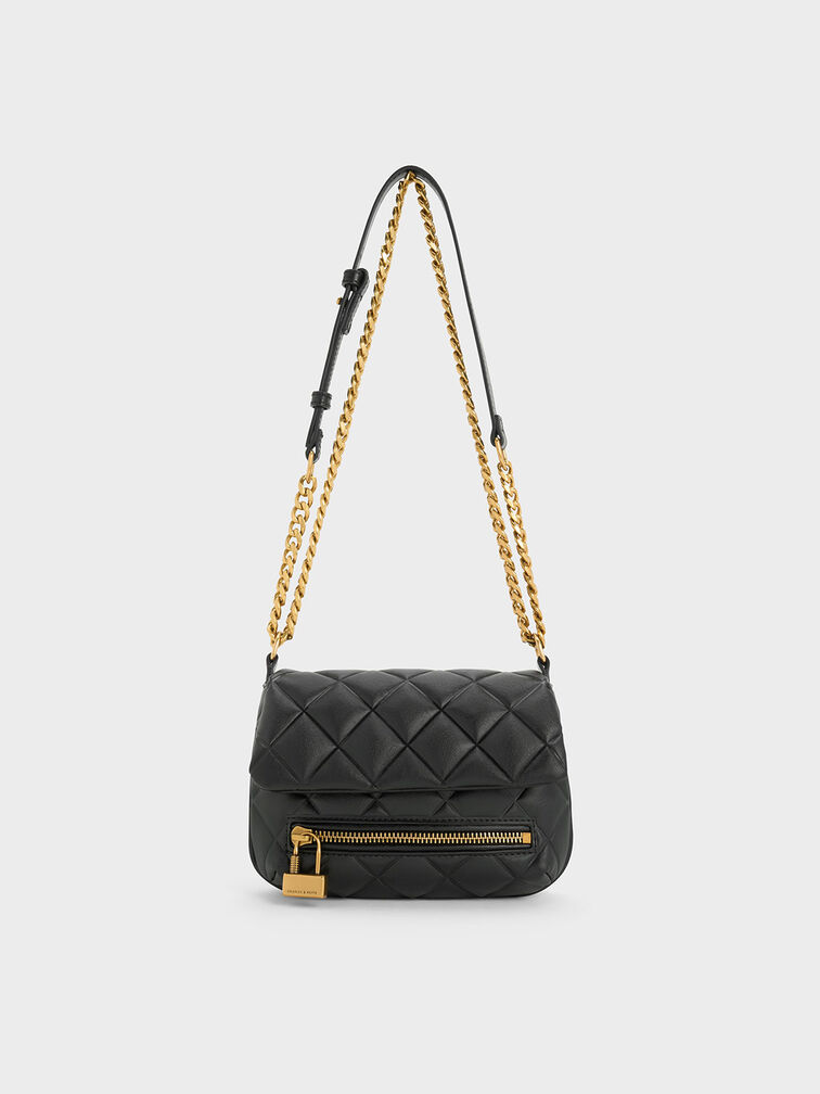  Black Handbags With Gold Chain