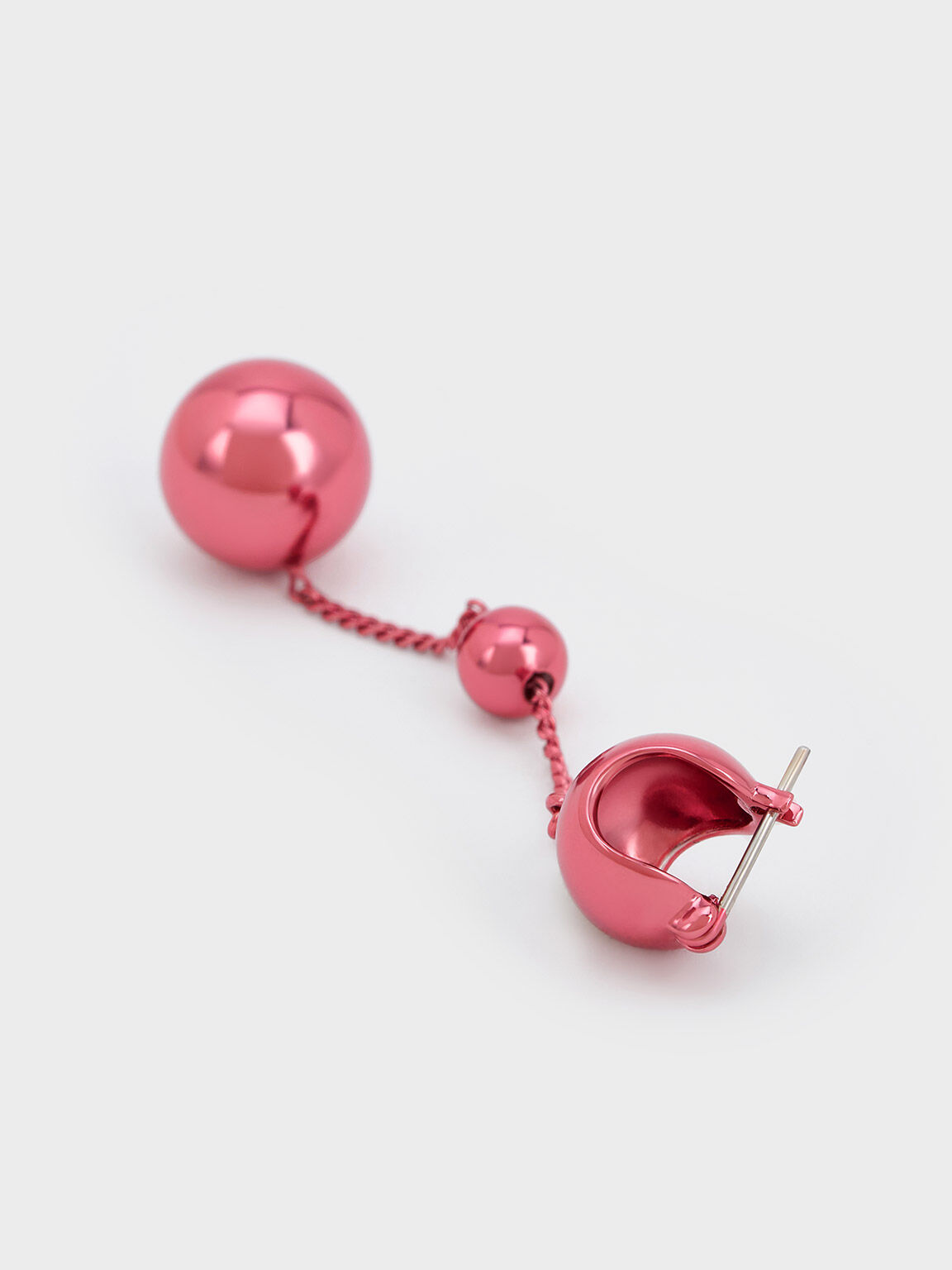 Fuchsia crystal earrings new arrivals