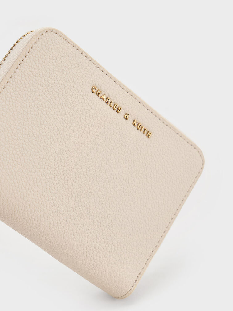 Basic Square Wallet, Ivory, hi-res