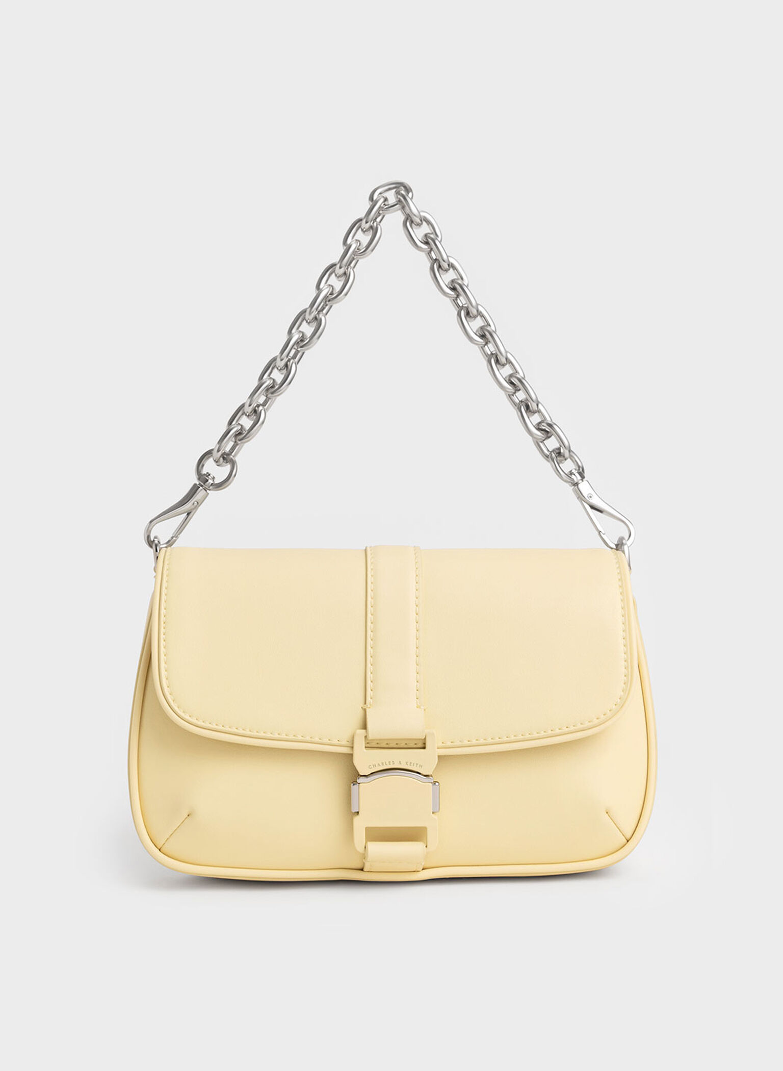 Zetta Belt Buckle Crossbody Bag, Butter, hi-res