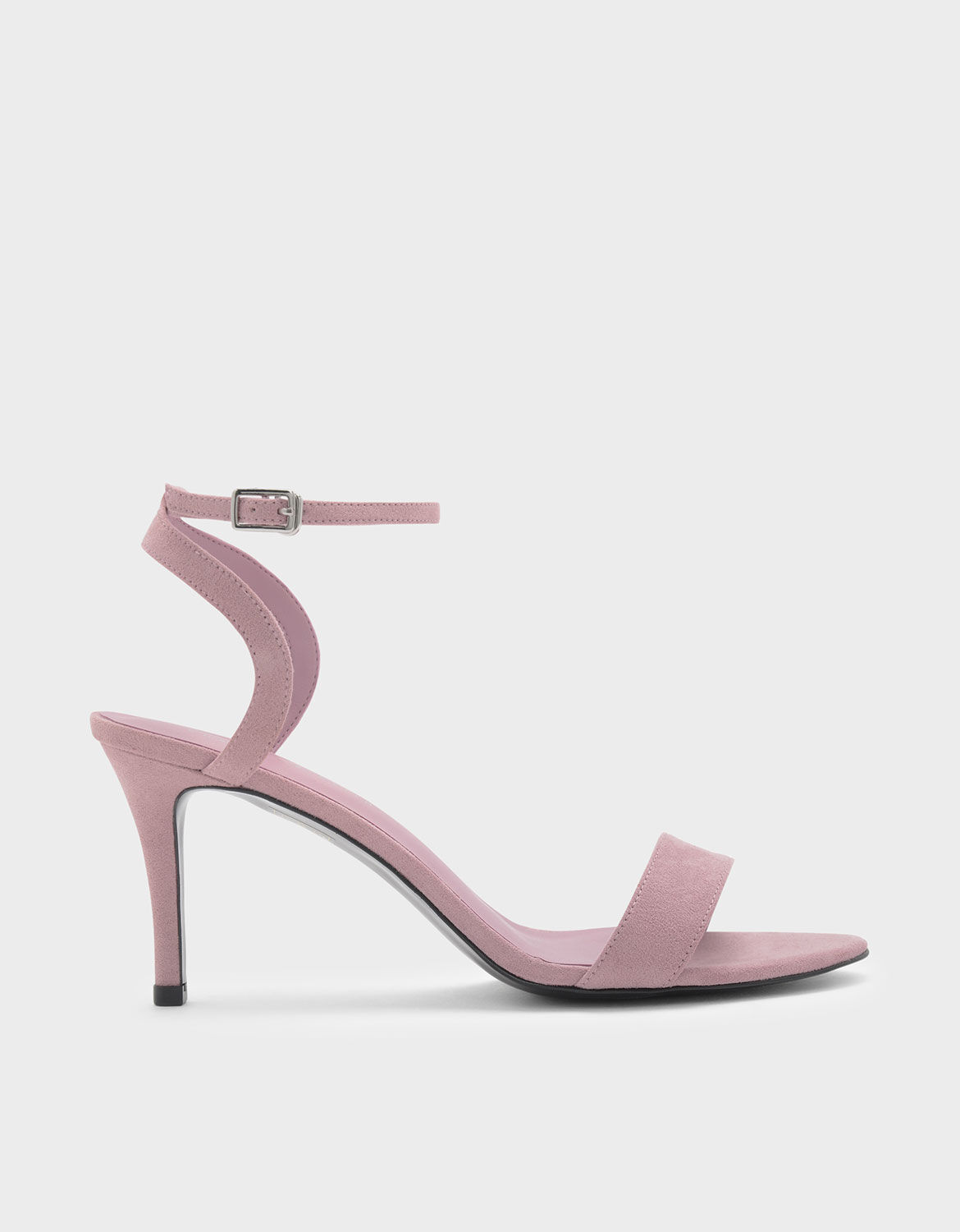double strap thin heeled sandals