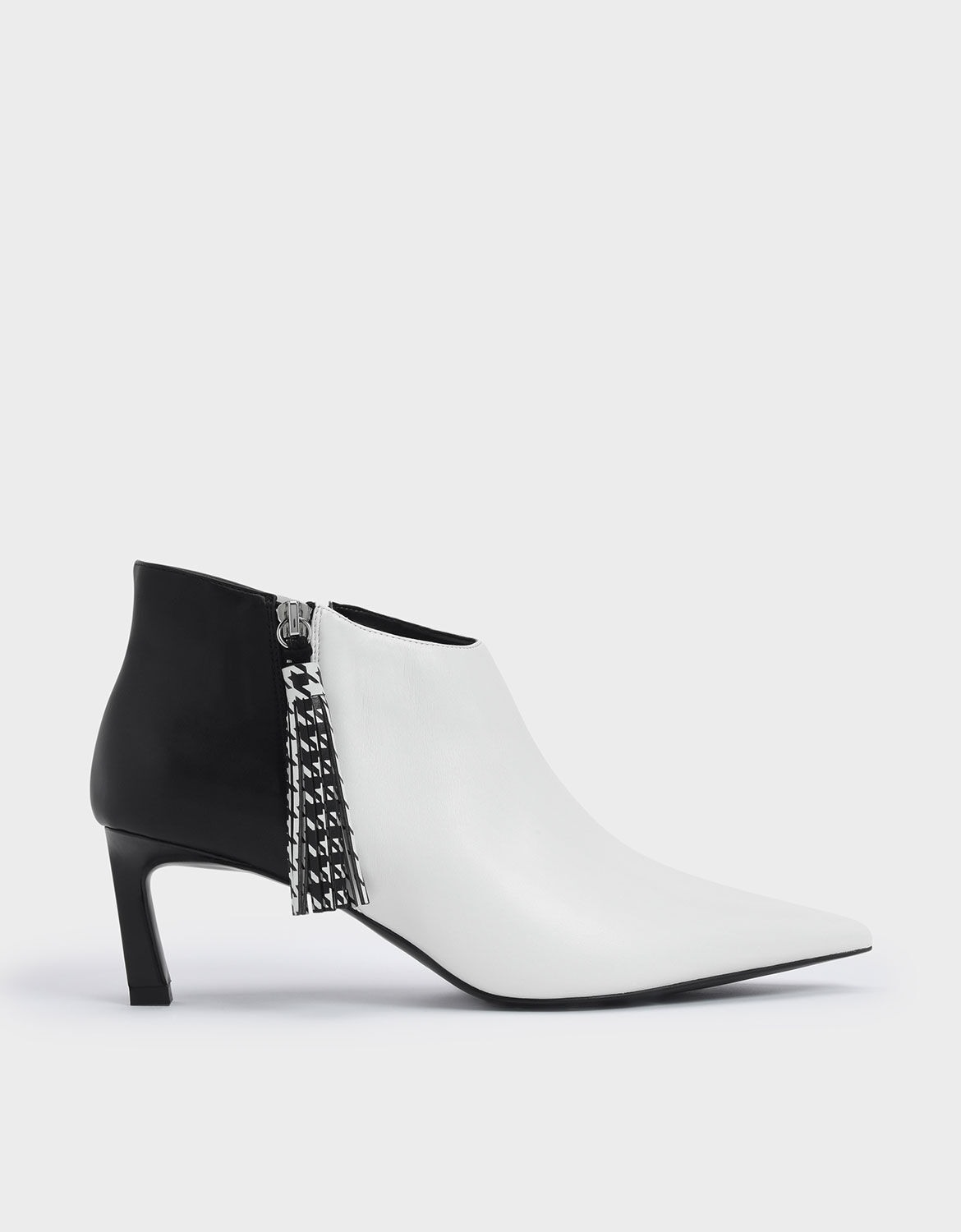 printed ankle boots