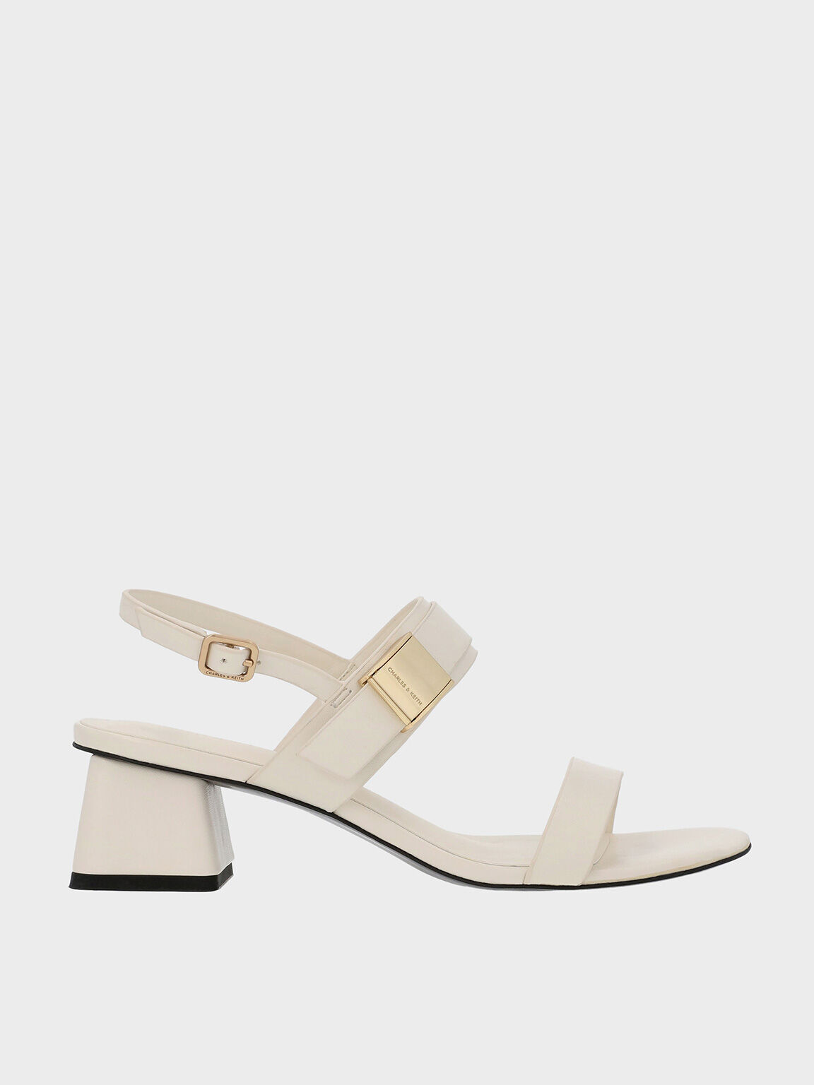Charles Keith Yvette Double Strap Heeled Sandals