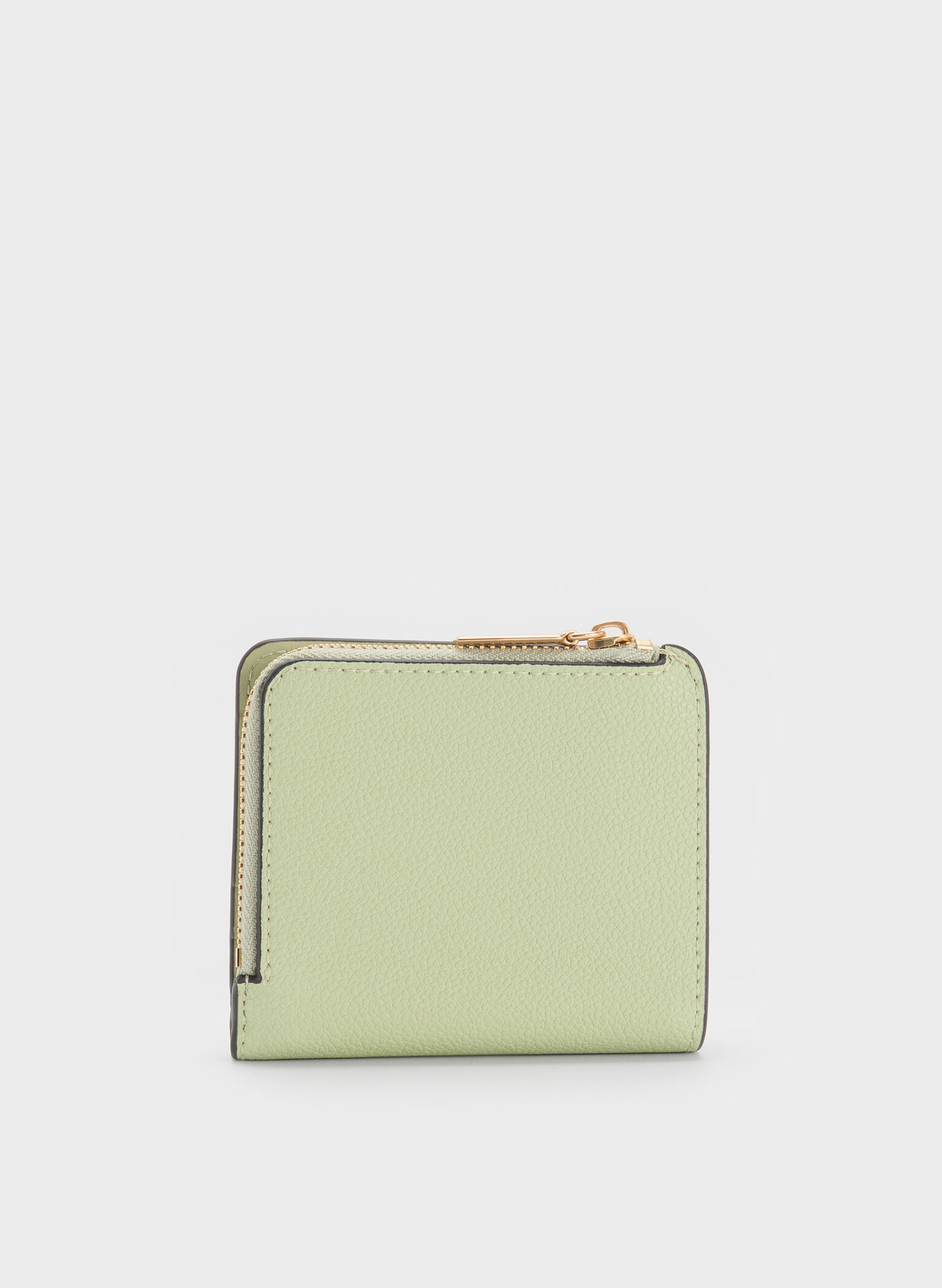 Keely Top Zip Small Wallet, Matcha Green, hi-res