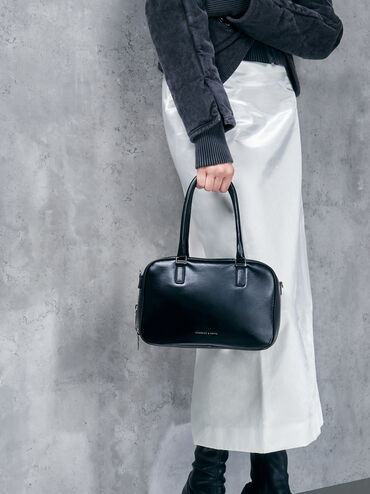 Sianna Bowling Bag, Noir, hi-res