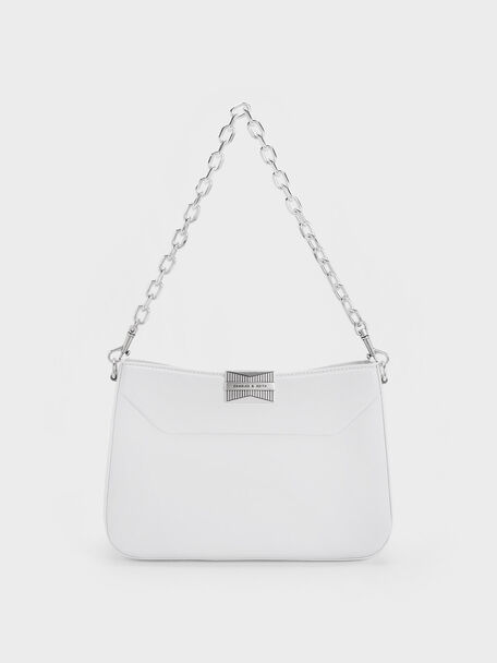 Kalinda Shoulder Bag, White, hi-res
