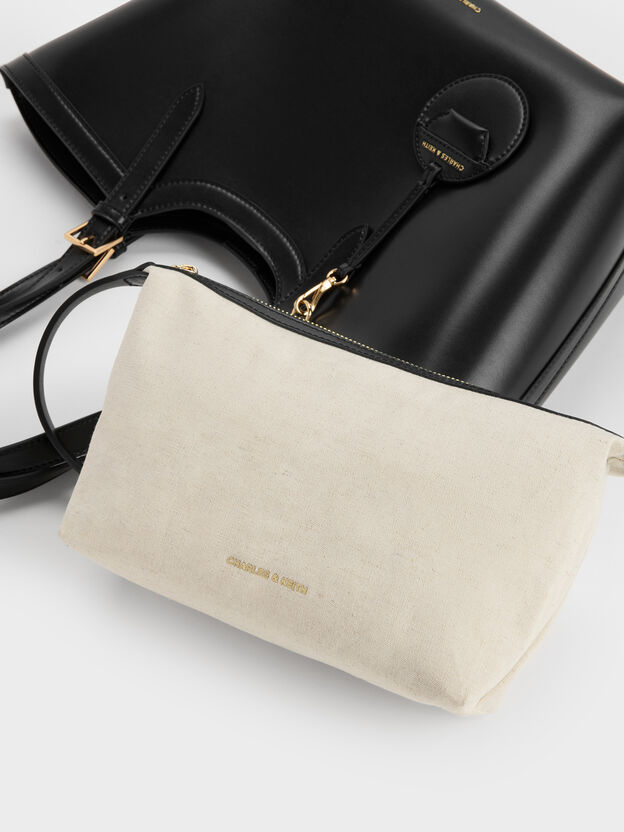 Bolso tote XL Enola, Negro, hi-res