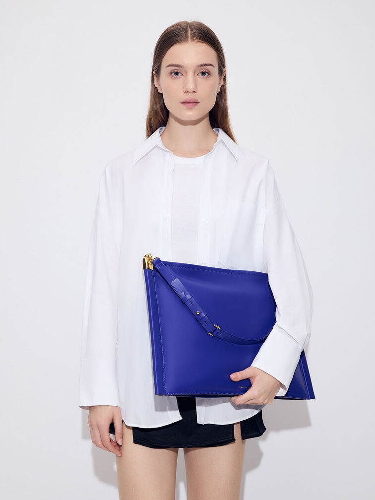 Ridley Slouchy Tote Bag, Cobalt, hi-res