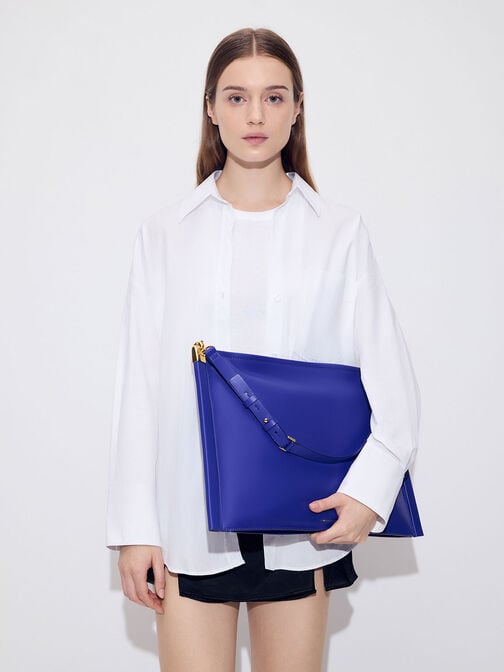 Ridley Slouchy Tote Bag, Cobalt, hi-res
