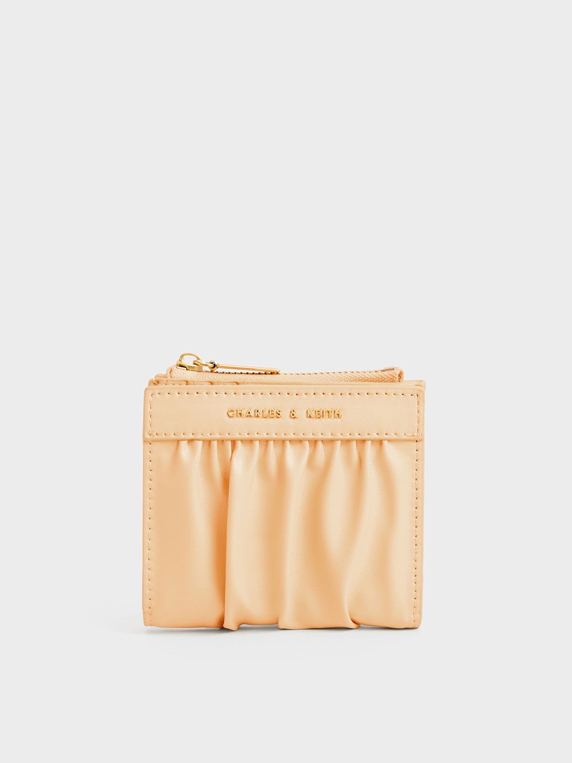 Charles and keith yellow wallet Clearance