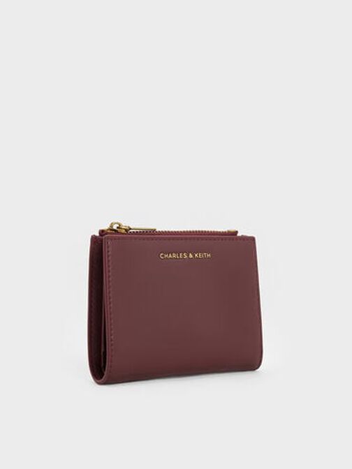 Cartera pequeña Harmonee con cremallera superior, Ciruela de mora, hi-res