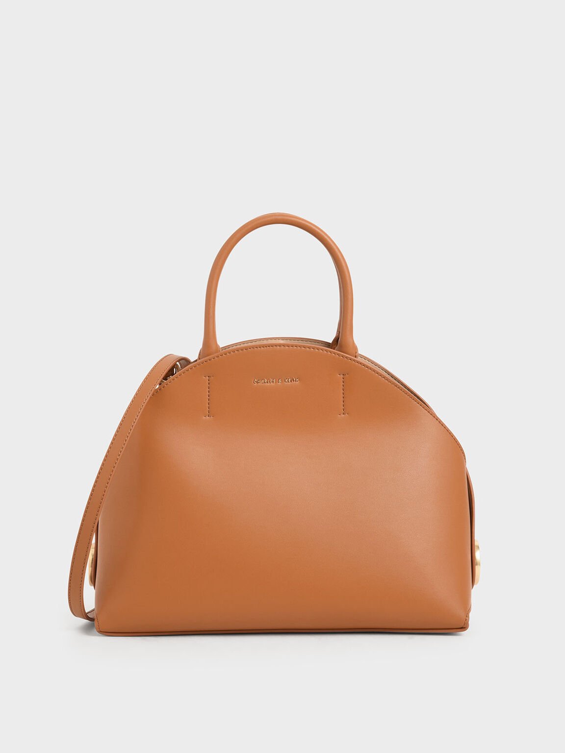 Large Dome Bag, Tan, hi-res