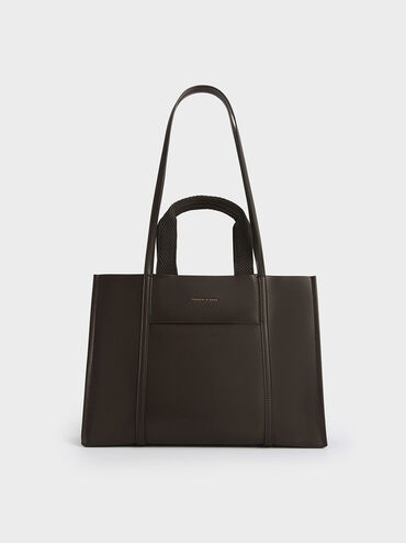 Shalia Tote Bag, Dark Moss, hi-res