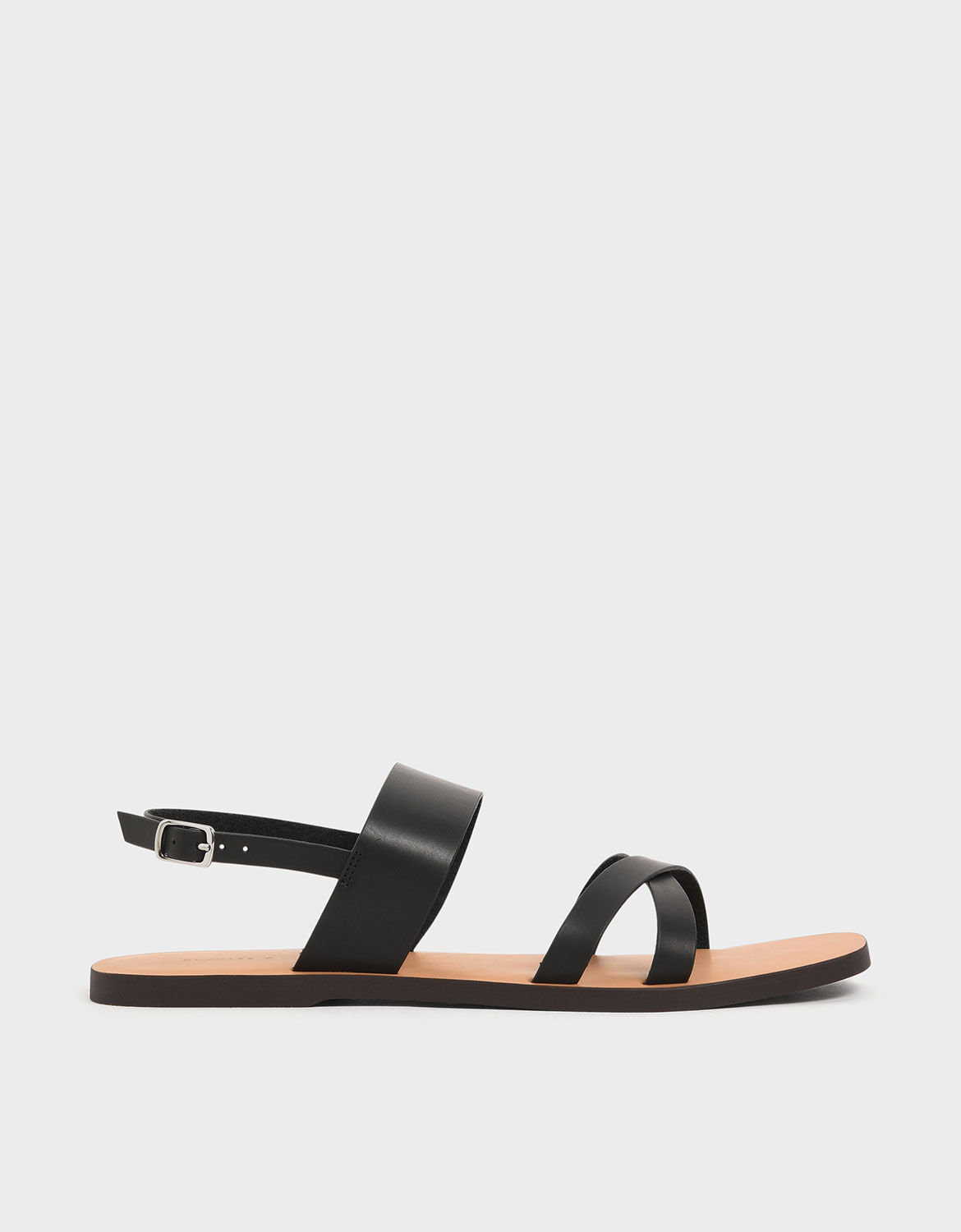 Thick Strap Flats | CHARLES \u0026 KEITH PH