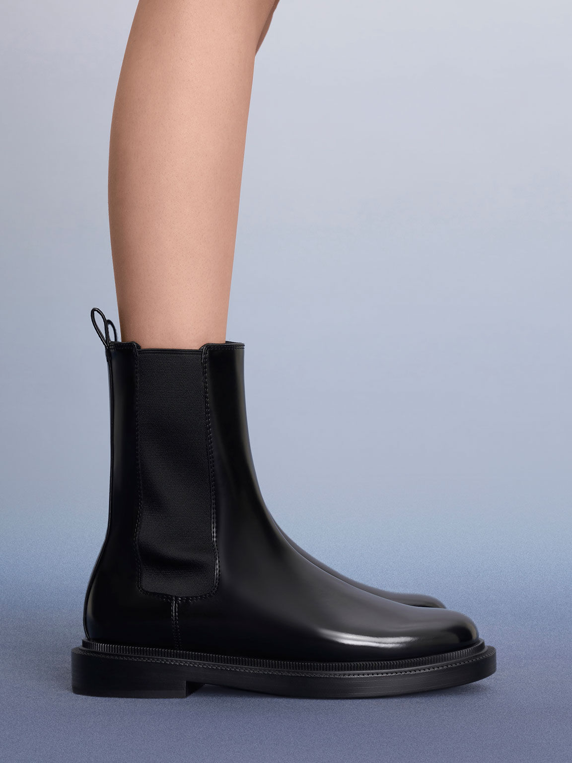 Black Chelsea Boots - CHARLES & KEITH