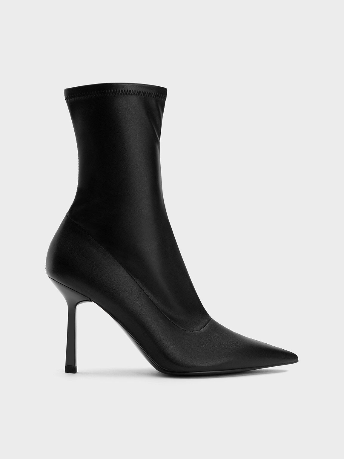 Jinx glitter ankle boots transparent - Shoebidoo Shoes | Giaro high heels