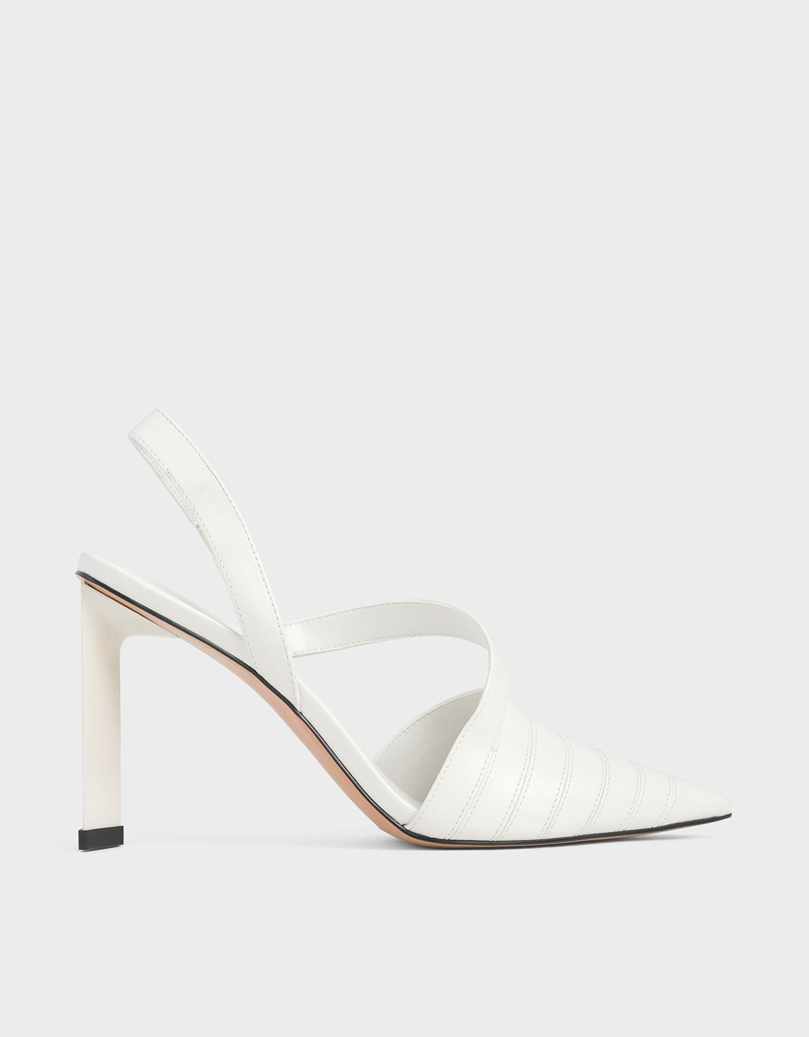 slingback white pumps