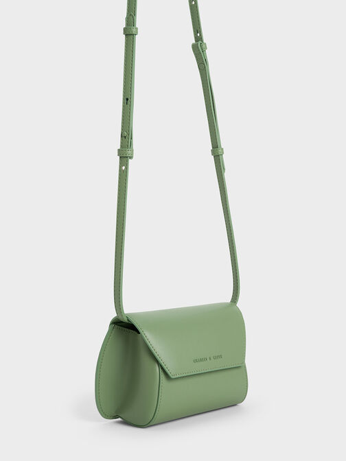 Mini Cassiopeia Front Flap Bag, Green, hi-res