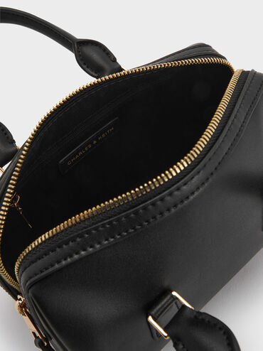 Bolso bowling Everleigh, Negro, hi-res