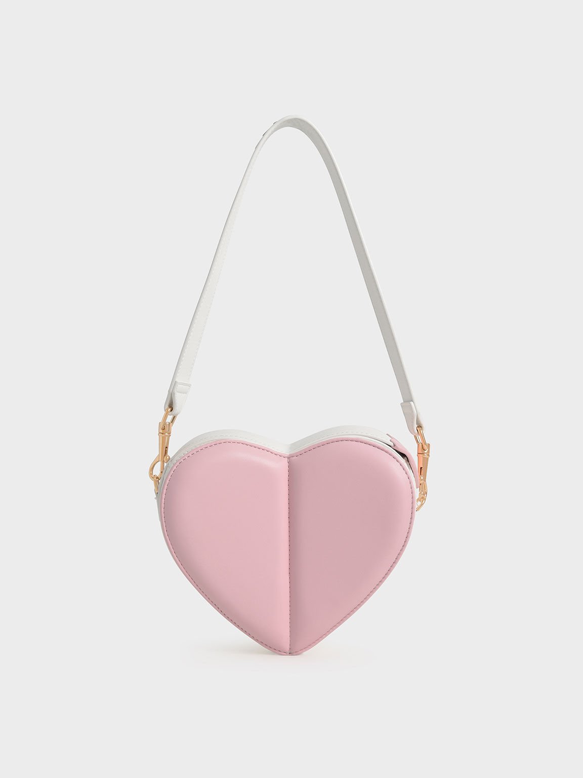 Valentine's Day Collection: Heart Sling Bag, White, hi-res