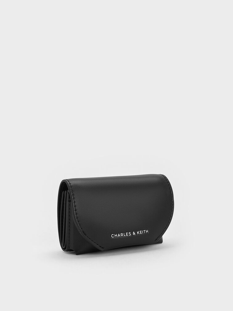 Cartera con solapa Enola, Noir, hi-res