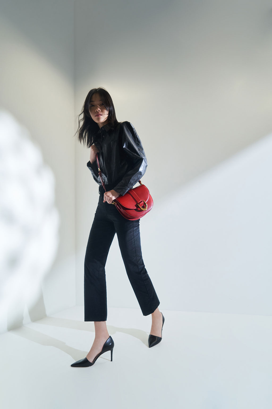 saddle bag red