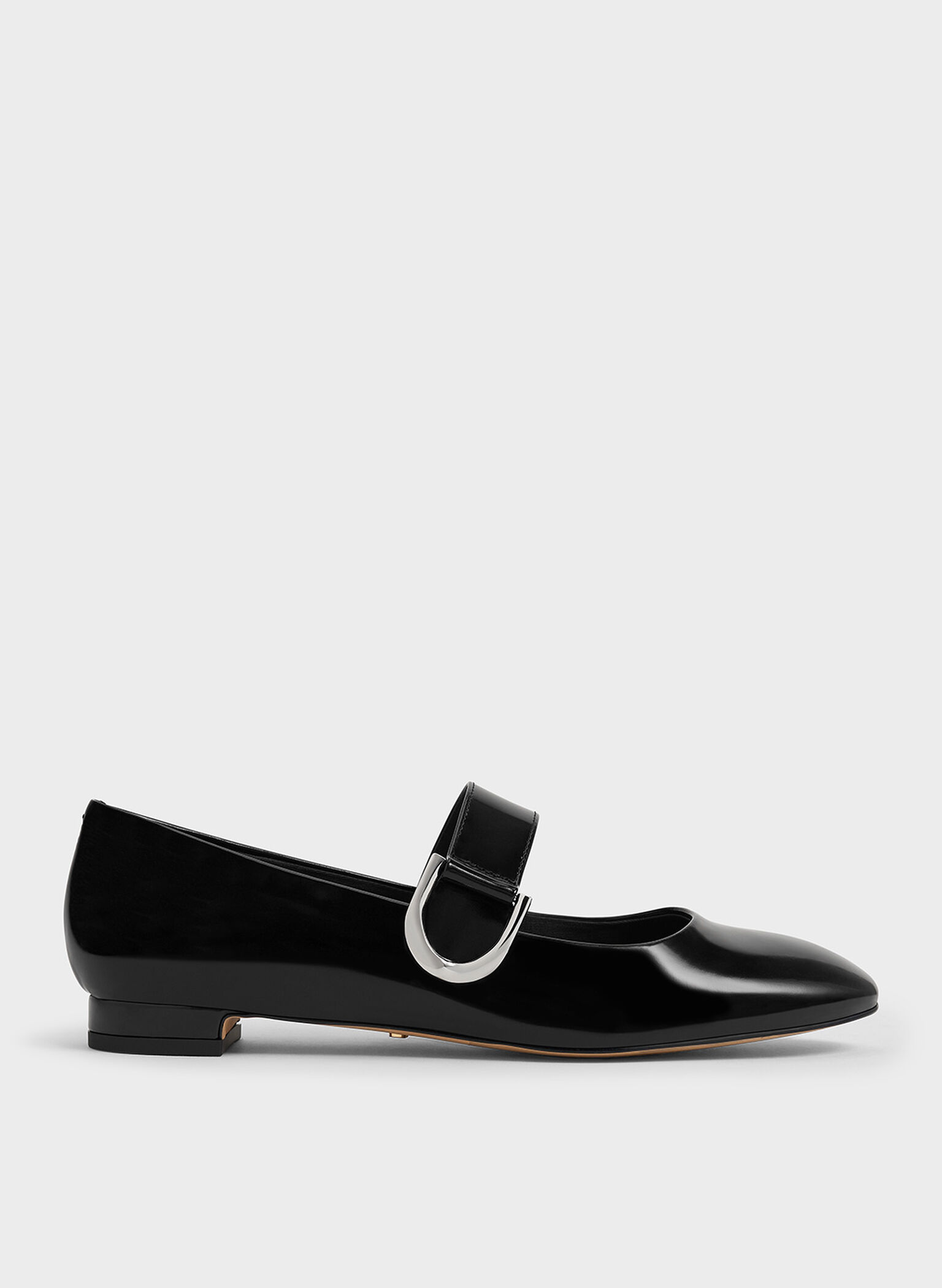 Gabine Leather Mary Janes, Black Box, hi-res