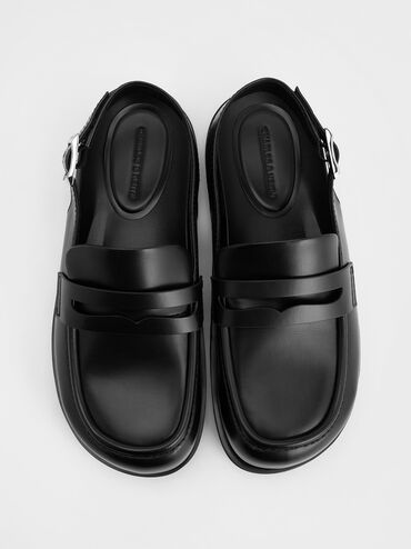Mocasines destalonados, Negro, hi-res