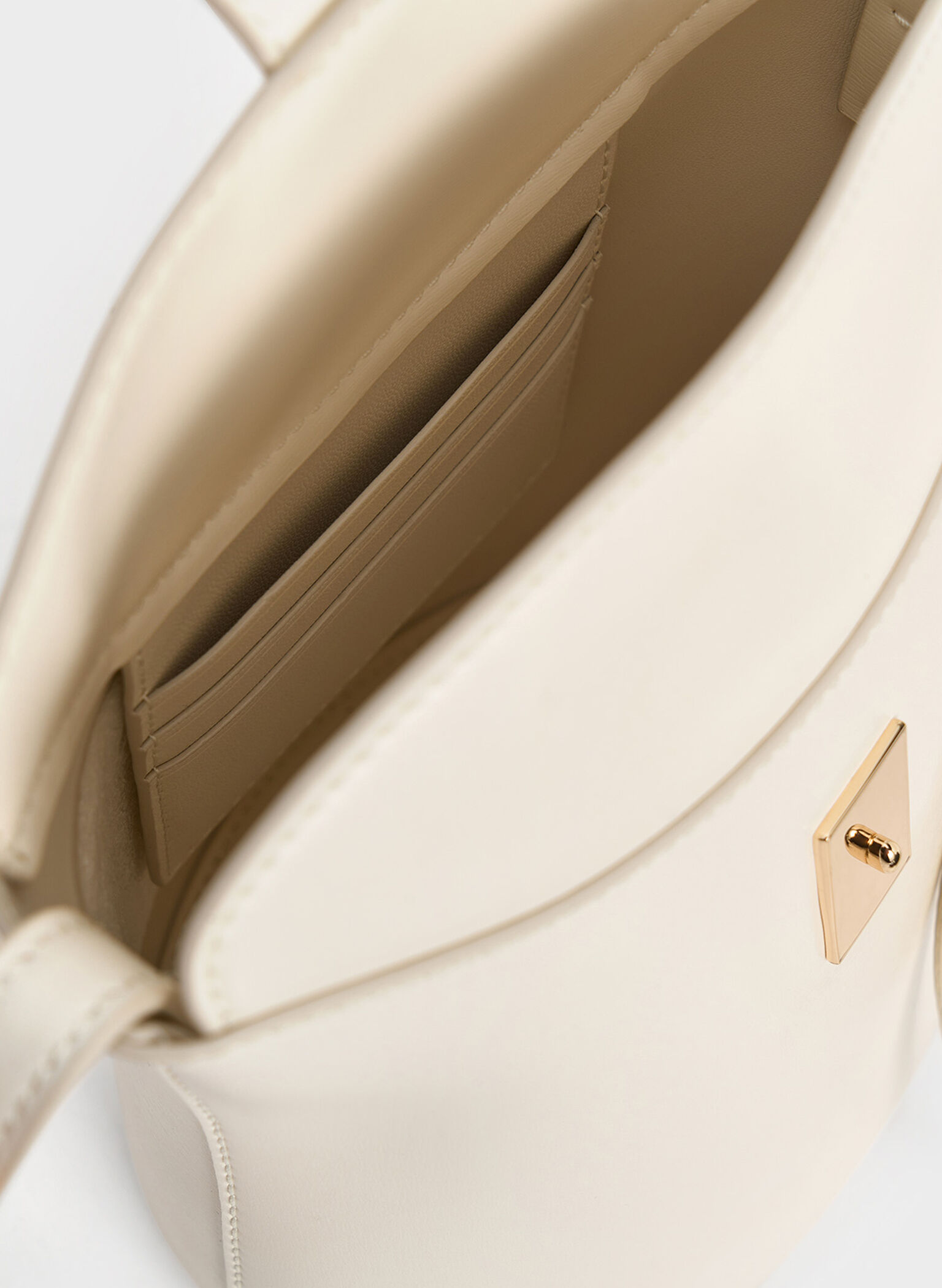Wisteria Belted Bucket Bag, Cream, hi-res