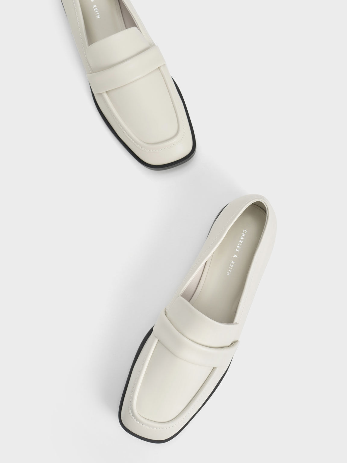 Charles and keith slip on loafer online