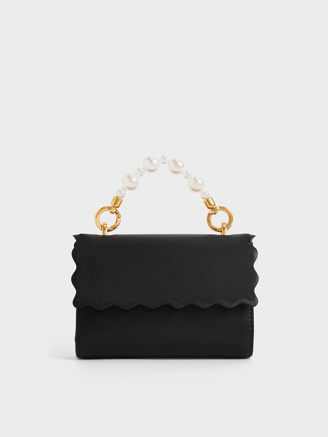 Rowan Bead-Handle Wallet, Black, hi-res