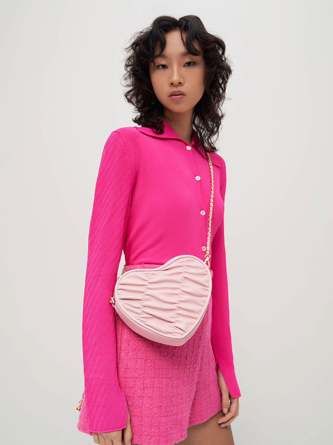 Charles keith heart bag outlet