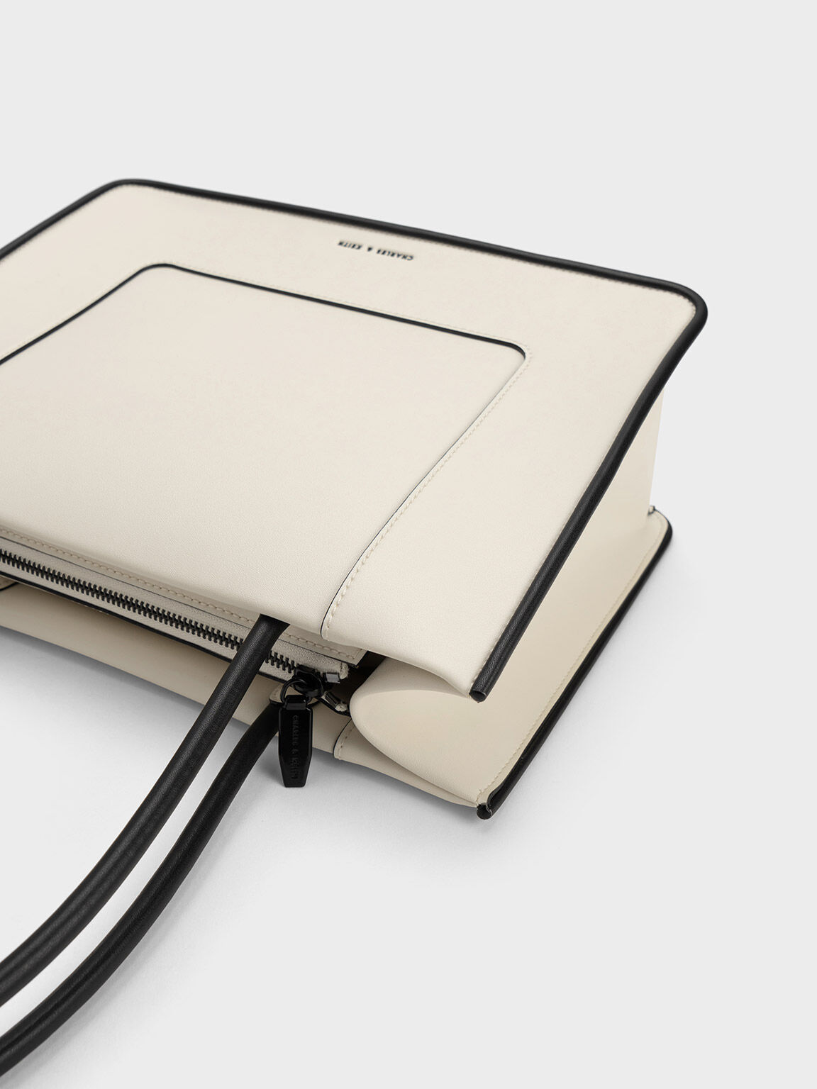 Cream Daylla Tote Bag CHARLES & KEITH MO