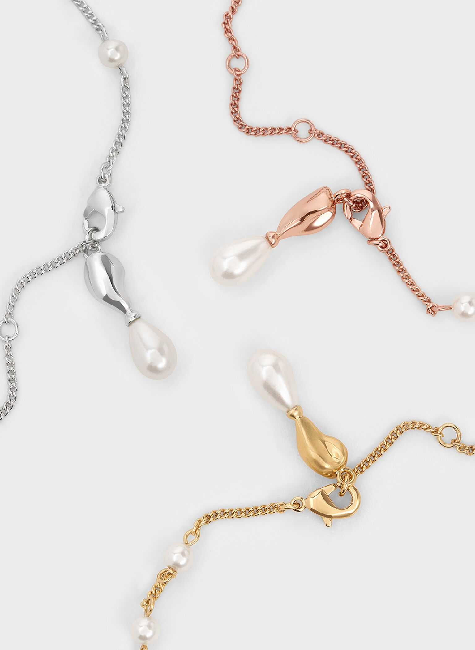 Corrine Pearl Bracelet, Rose Gold, hi-res