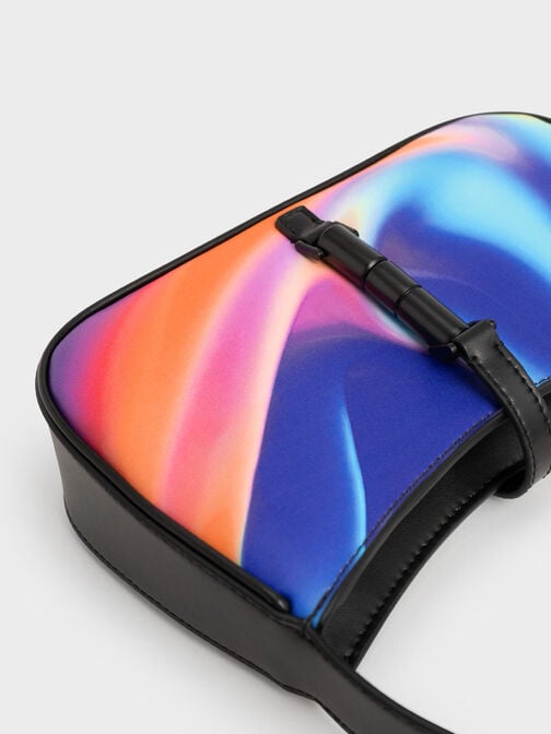 Cesia Holographic Shoulder Bag, Aurora, hi-res