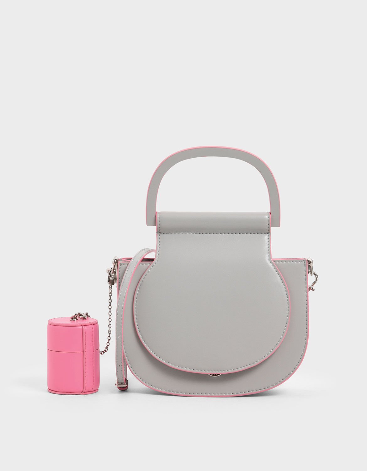 grey mini bag