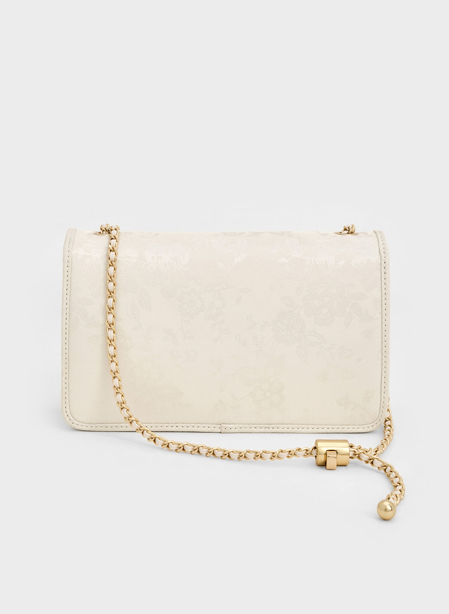 Jacquard Mini Bag, Cream, hi-res