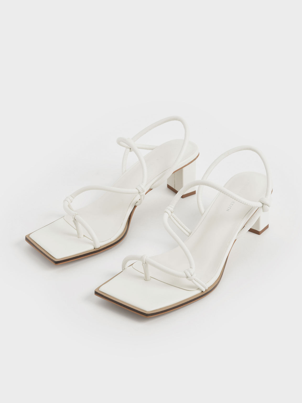 White toe loop heels new arrivals
